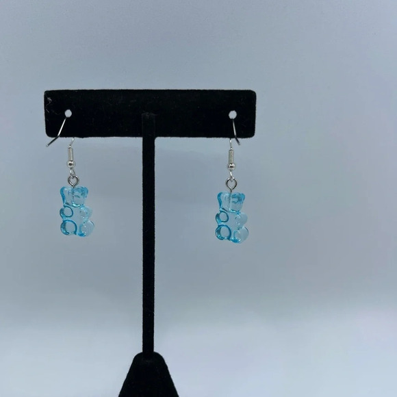 3 for $20 Cute Blue Gummy Bear Acrylic Earrings for Women - Fun “You Pick 3” - Picture 6 of 6